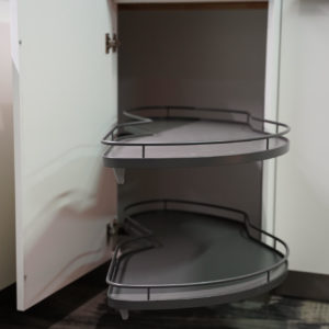 Bauformat L-Küche mit Teleskop Auszügen