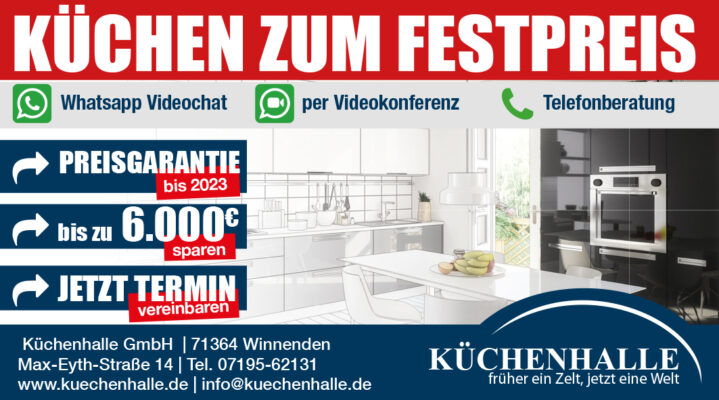 Küchenhalle Winnenden - Küchen zum Festpreis 6000 € sparen bei Küchenkauf