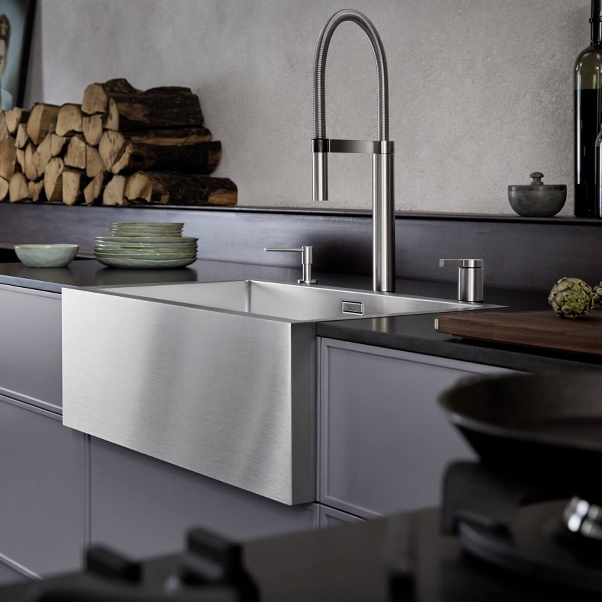 Blanco Spülstein Edelstahl hochwertig design