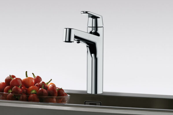 Franke Lift Edelstahl Armatur