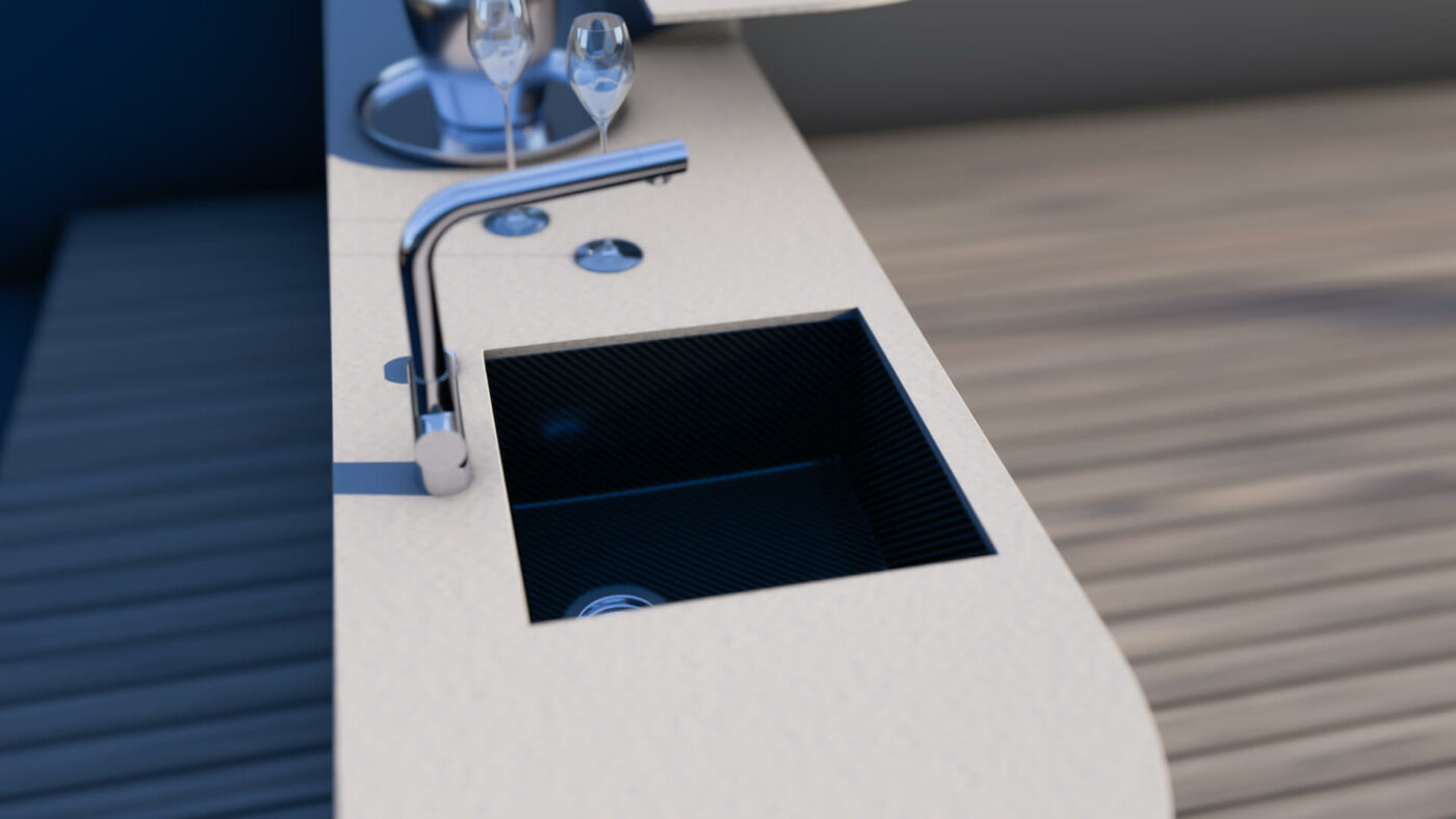 Schock Carbon Spüle Unterbau hochwertig design